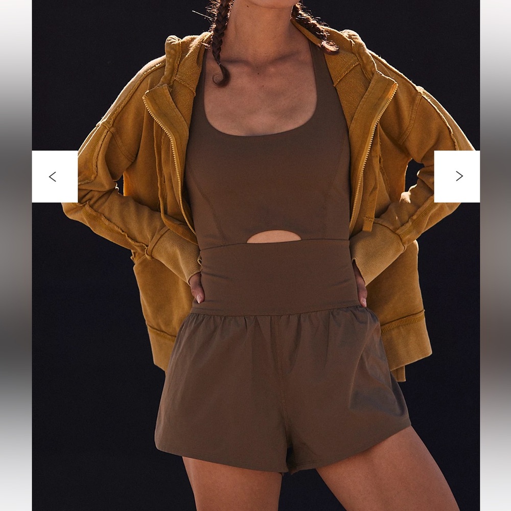 Free People righteous runsie in tea leaves size small EXCELLENT CONDITON